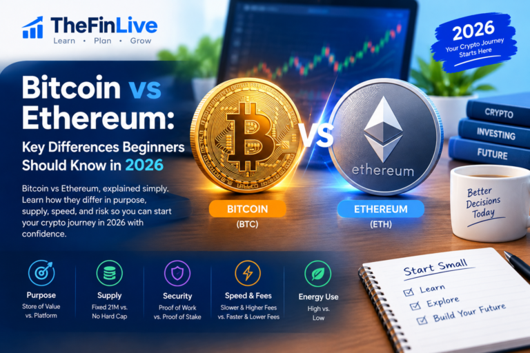 Bitcoin vs Ethereum: Key Differences Beginners Should Know in 2026
